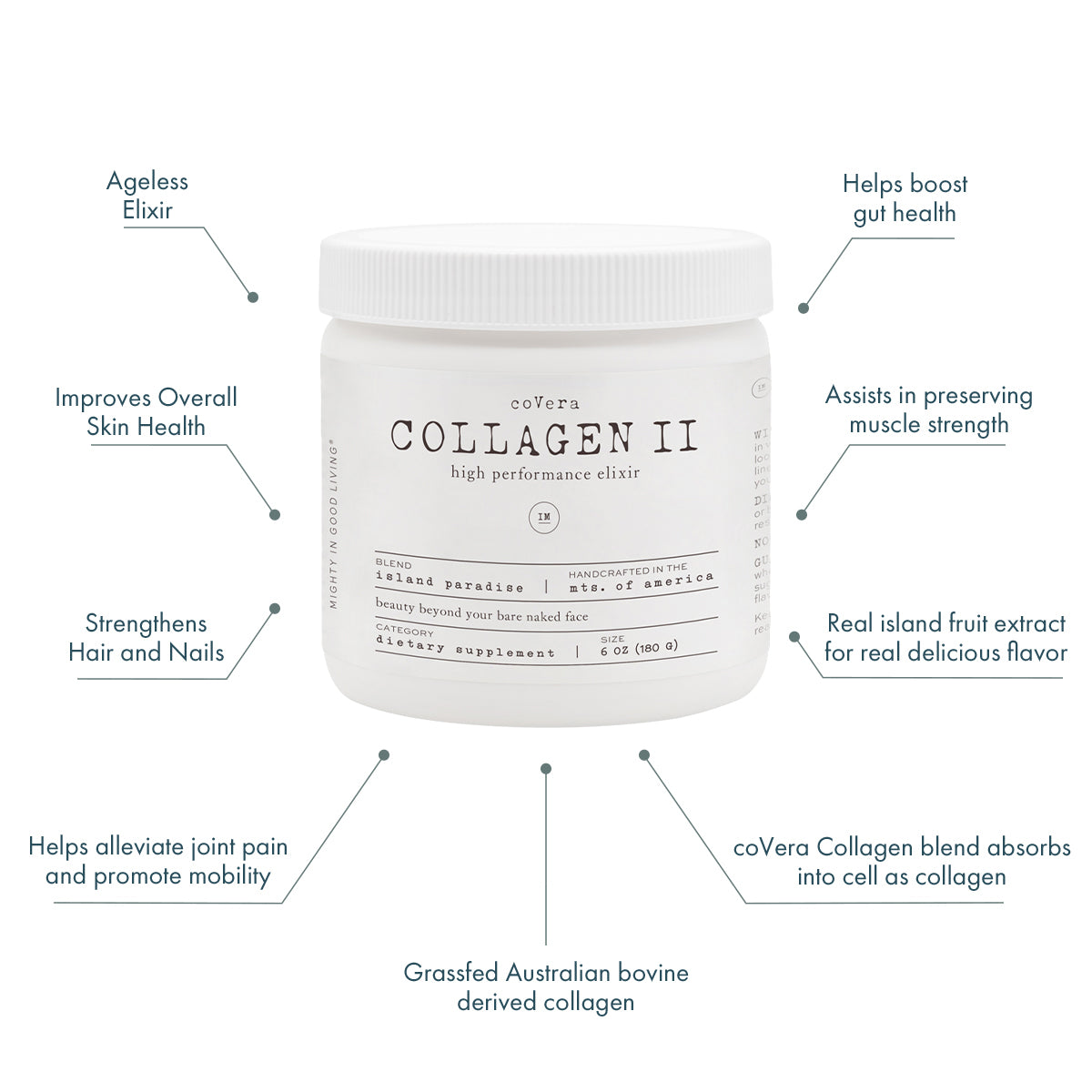 CoVera Collagen II High Performance Elixir - Island Paradise
