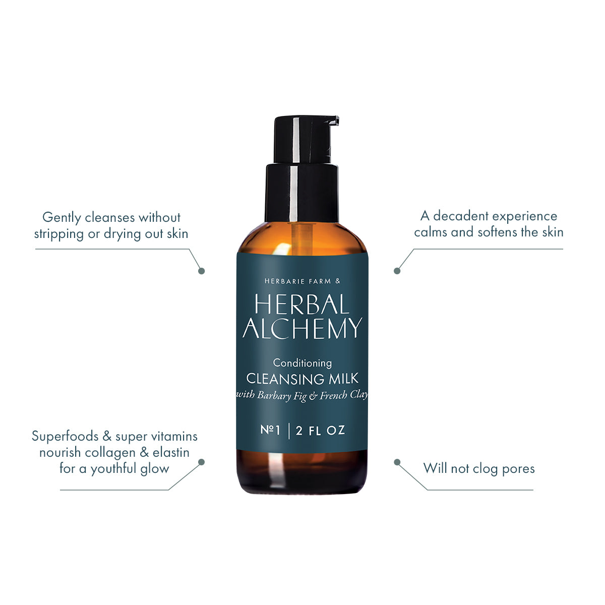 Conditioning Cleansing Milk with Barbary Fig & French Clay